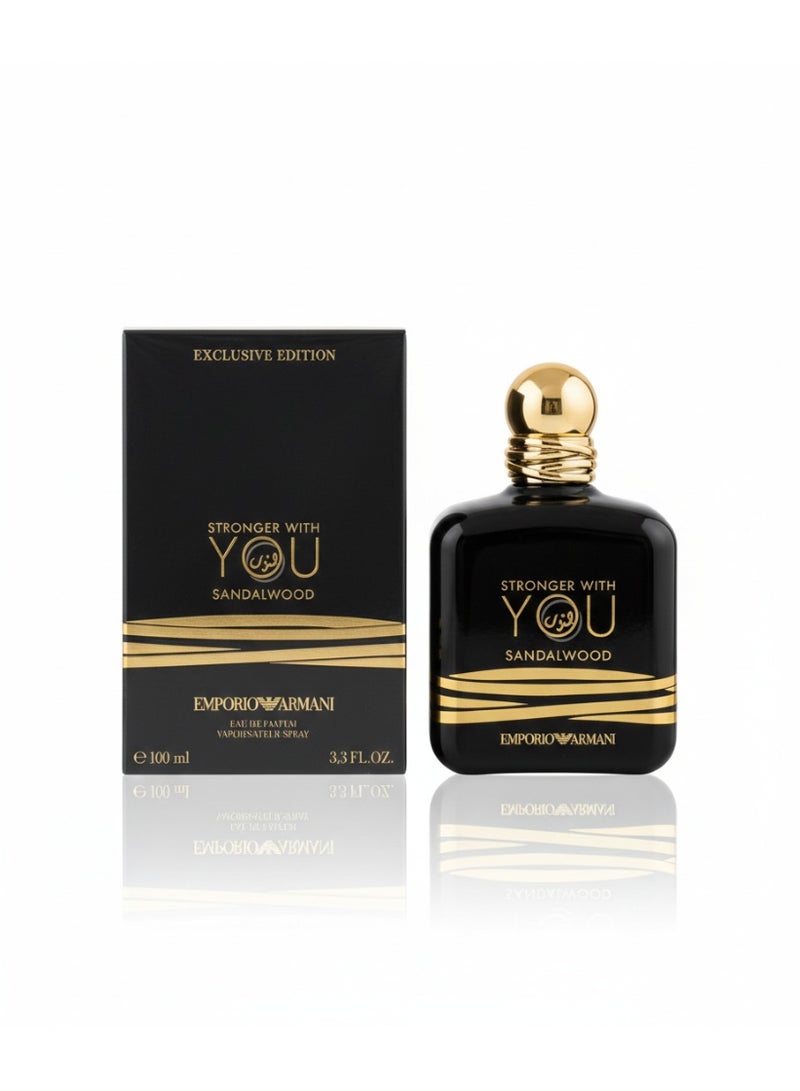 armani Stronger With You Sandalwood Eau de Parfum 100ml Authentic - Image 2